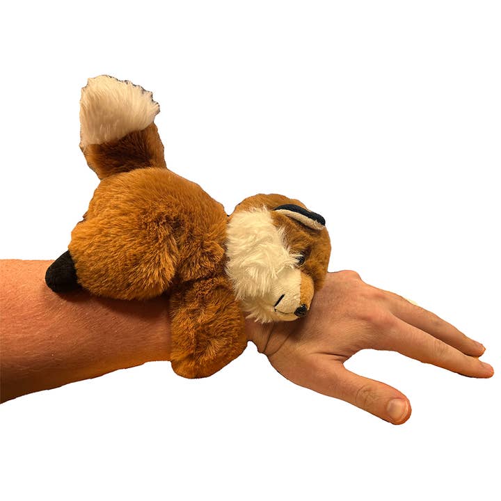 Texas Toy Distribution – wholesale Fyllda/plyschleksaker - Barn och baby – Brun räv mjuk uppstoppad djurplysch med slagarmband