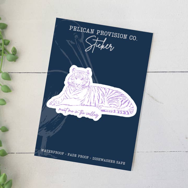 Meet Me In the Valley Sticker for wholesale by Pelican Provision Co.