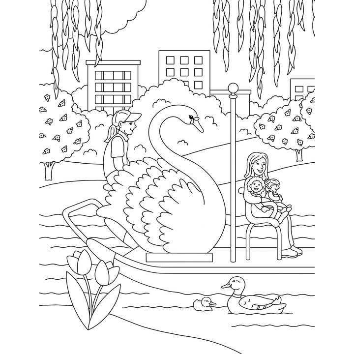 Arcadia Children's Books - Wholesale Coloring & Activity Book - Kids & Baby - Color Me In Boston: A Coloring Book For All Ages3