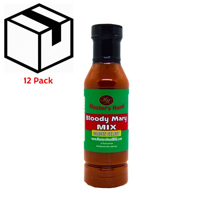 Bloody Mary Mix Garden Select 12oz (12ea) MHBMMGS12 for wholesale by Master's Hand BBQ