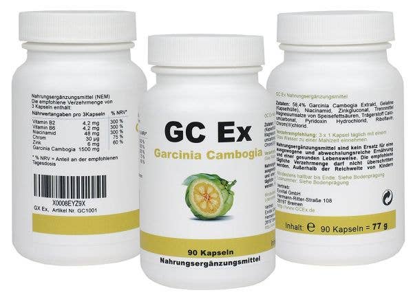EXVital - Wholesale Oral Supplement/Vitamin - GC Ex, 1500 mg Garcinia Cambogia Extract3