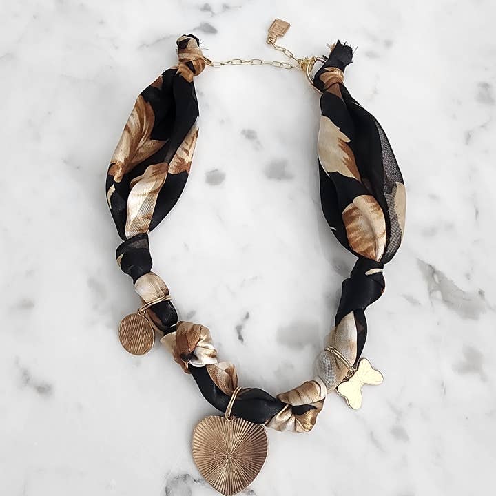 Silfra Designs - Wholesale Pendant/Charm Necklace - Scarf Necklace - Girlie Charms1