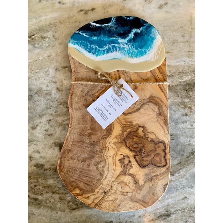 Nikita Fine Art LLC – wholesale Cheese board – Candace 12.5"- 14" Olive wood cheese boards