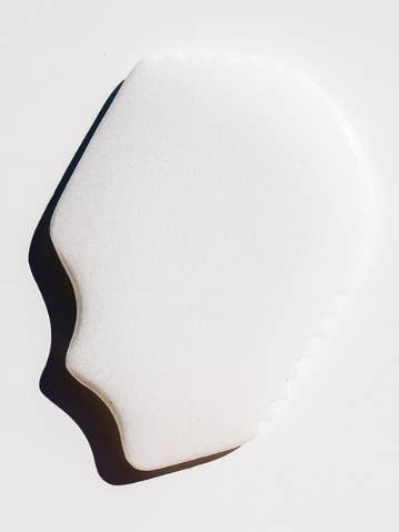 White Jade Gua Sha Facial Massage Stone for wholesale by Apothecary Co.