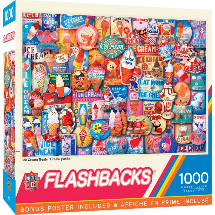 Flashbacks - Ice Cream Treats 1000 Piece Puzzle and other Purchase Wholesale siglitos flash ice pops. Free Returns & Net 60 Terms on Faire trending on Faire.