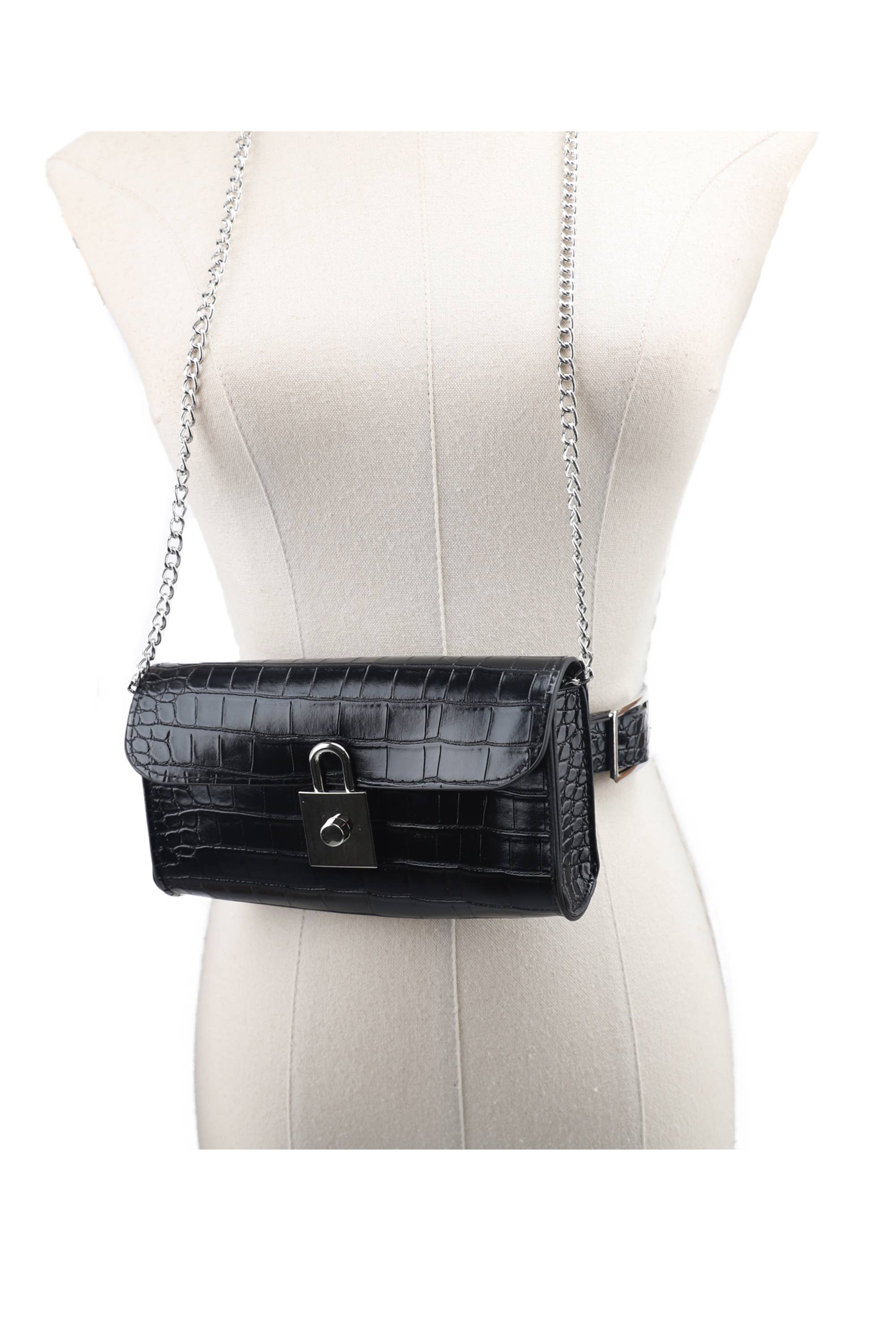 PHANIE MODE – wholesale Midjeväska - Dam – Midjeväska med kedja – elegant och modulär C-261611