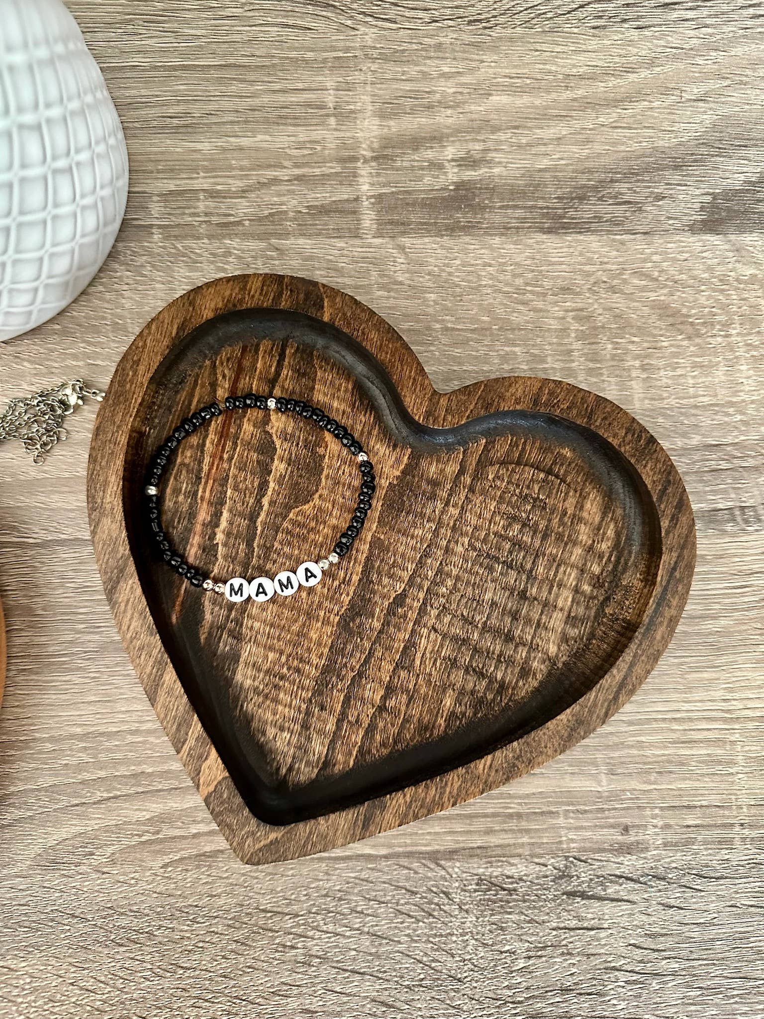Third Eye Creation Company - Wholesale Decorative Tray - Valentine’s Heart Tray, Wooden Jewelry Dish, Gift for Her7