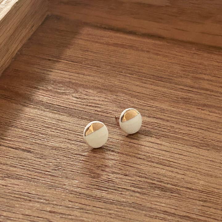 ZOE COMINGS - Venta al por mayor Pendientes de botón/aretes de poste - Tachuelas de guijarros2