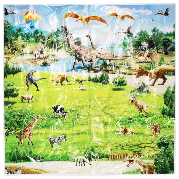 As Shown 15-piece Dinosaur Figures Play Set Jar - 8 Inch for wholesale on Faire2