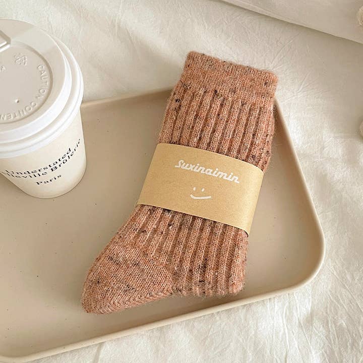 Funkyrel® Atzbranding Limited - Wholesale Socks - Women's - Rufia - 4 Paris Warm Wool-Blend Socks
