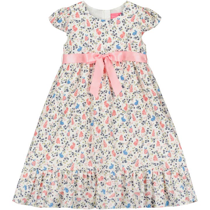 Robe de soirée Bunny Rabbit pour filles, rose pour la vente par Holly Hastie London