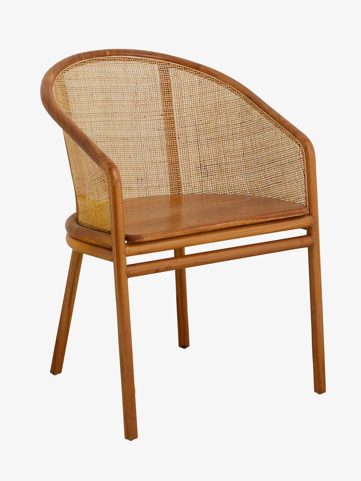 MOSSO dinner chair, light brown for wholesale by Nordal