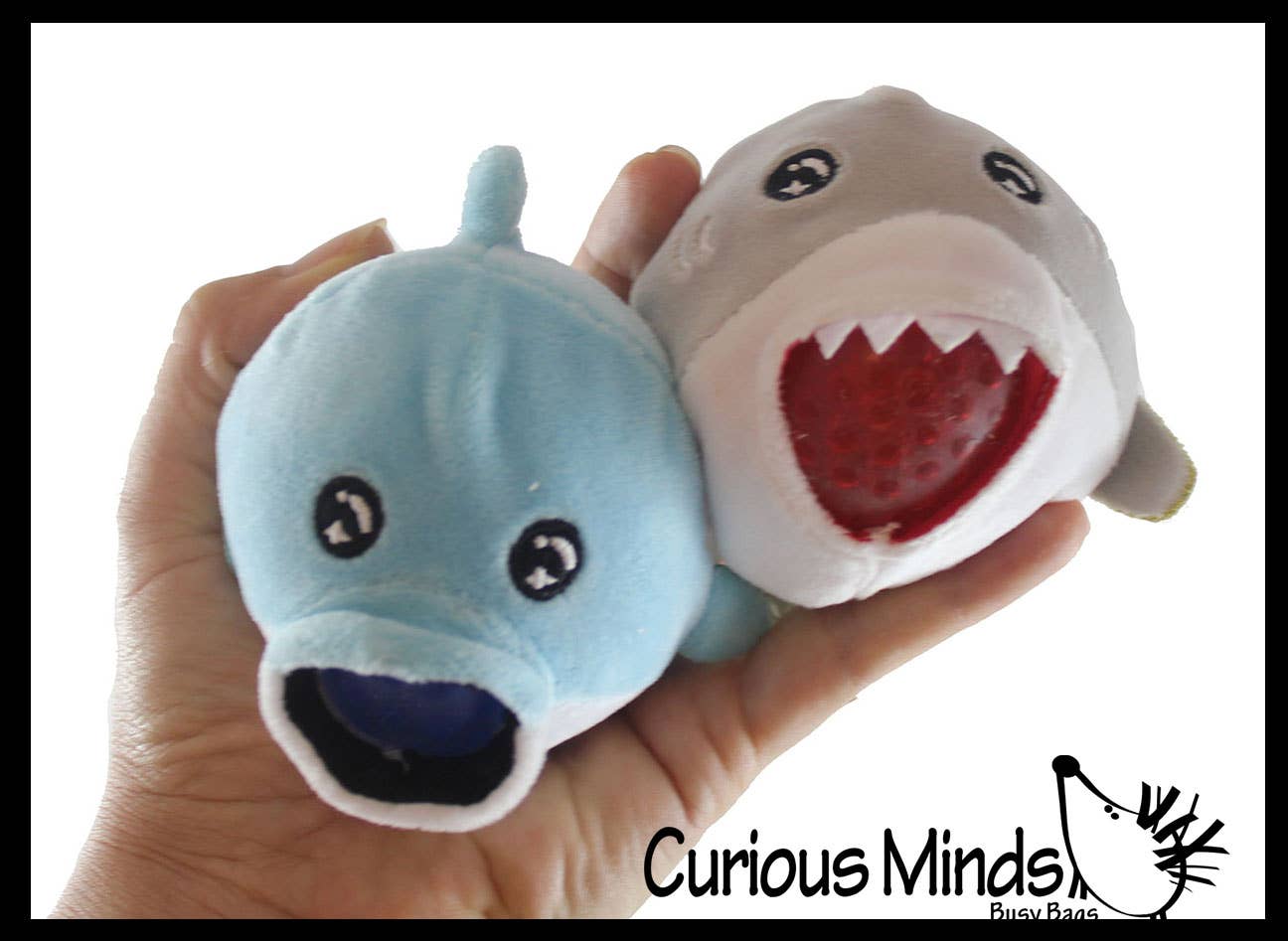 Curious Minds Toys - Wholesale Squishy Toy - Kids & Baby - 1 Plush Ocean Sea Animal Water Bead Filled Squeeze Stress Ba2
