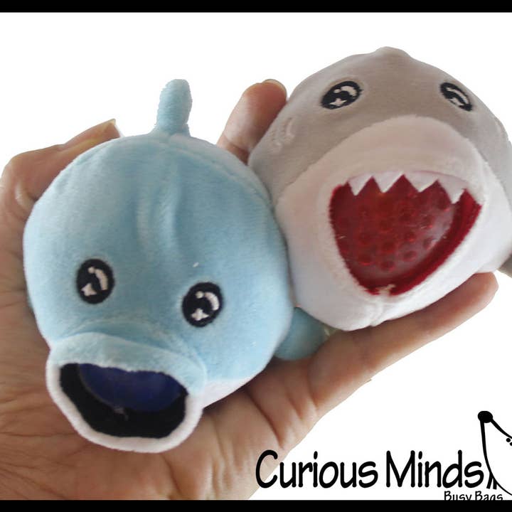 Curious Minds Toys - Wholesale Squishy Toy - Kids & Baby - 1 Plush Ocean Sea Animal Water Bead Filled Squeeze Stress Ba2