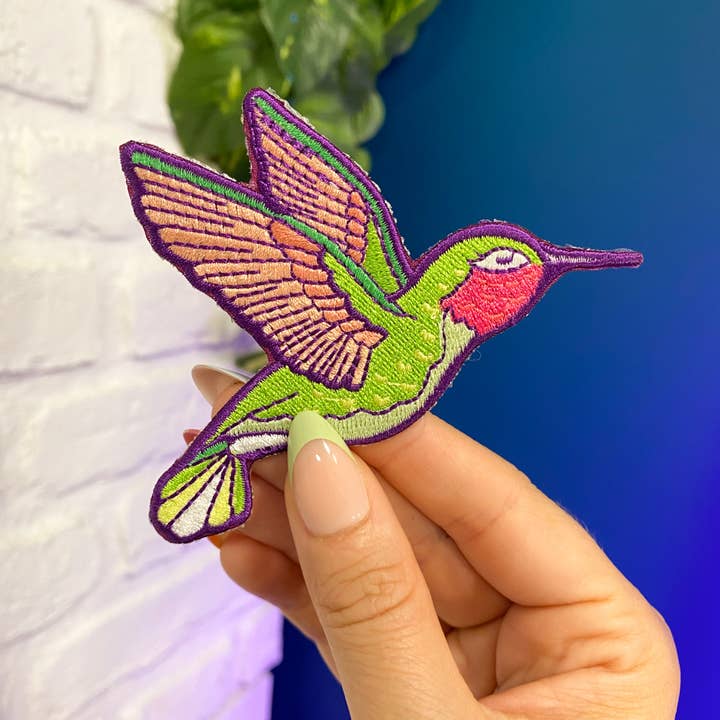 Chelzart - Wholesale Patch - Hummingbird Embroidered Patch | Bird Iron on Patches4