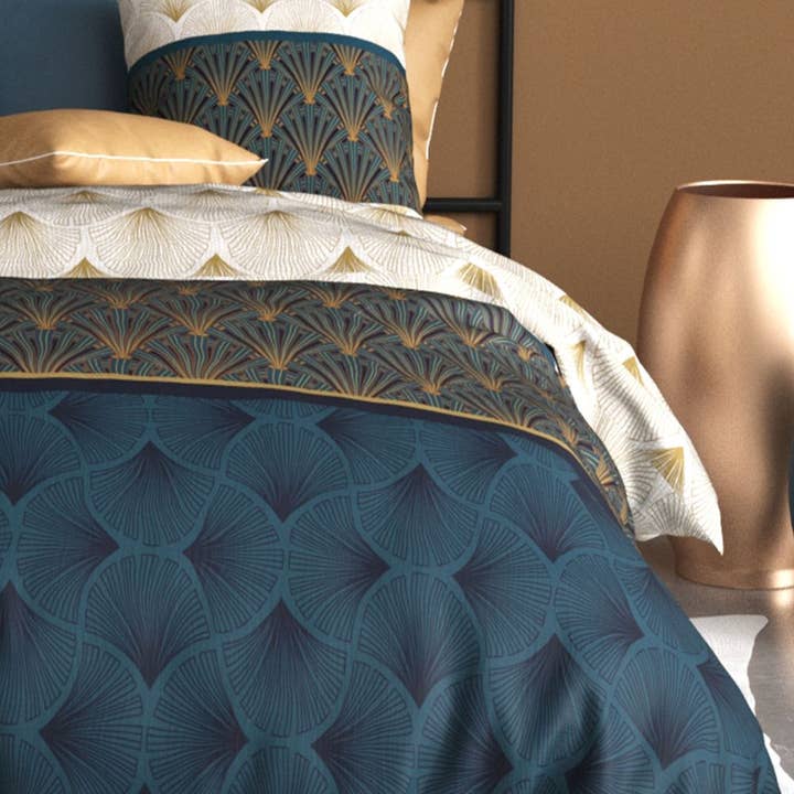 Housse De Rêve - Vente Parure de lit - Parure de lit 220x240 cm coton 57 fils - 3 pièces Opala1