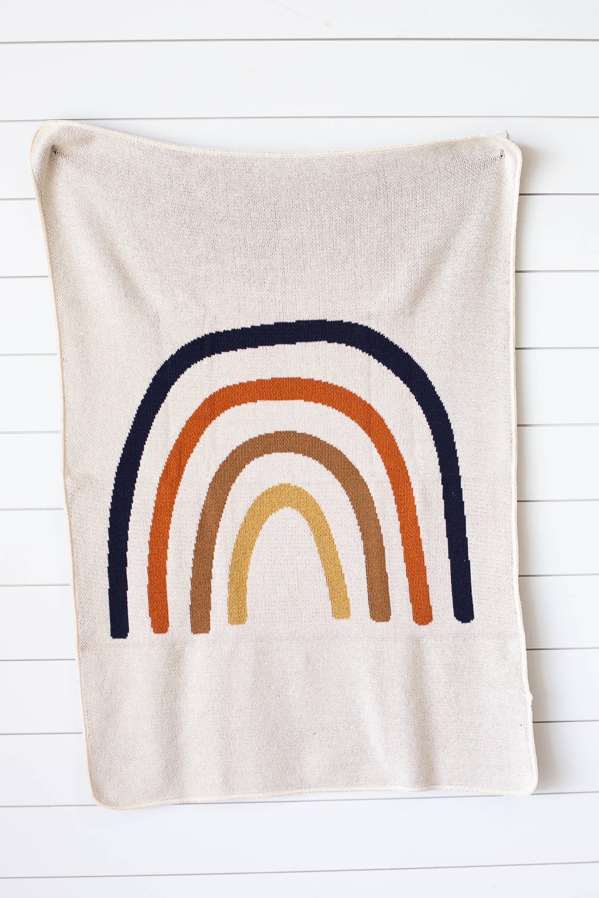 Modern Burlap - Vendita all'ingrosso Plaid - Prodotta negli Stati Uniti | Coperta in maglia arcobaleno | 3 colori5