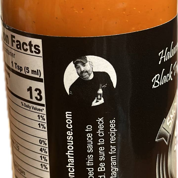 Smoke Wagon Charhouse (SWC) - Wholesale Hot Sauce - SWC Habanero, Honey & Black Truffle Hot Sauce6