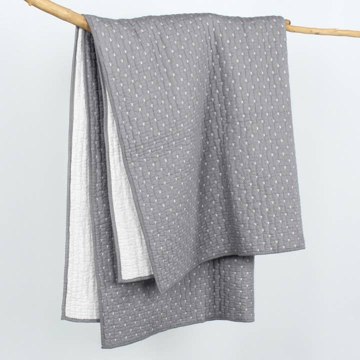 Levtex Home - Wholesale Throw blanket - Cross Stitch Quilted Throw64