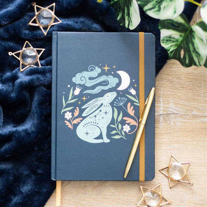 Something Different Wholesale - Wholesale Notebook - Mystical Midnight Hare A5 Notebook