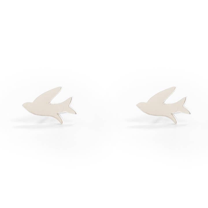 Song of Freedom Bird Stud Earrings for wholesale by Eden Jewelry