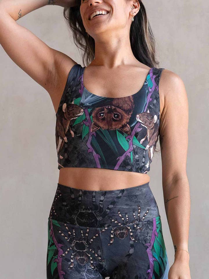 Spooky Season Reversible Top (spindlar, råttor och fladdermöss!) för wholesale av Eagle Rock Werkshop®