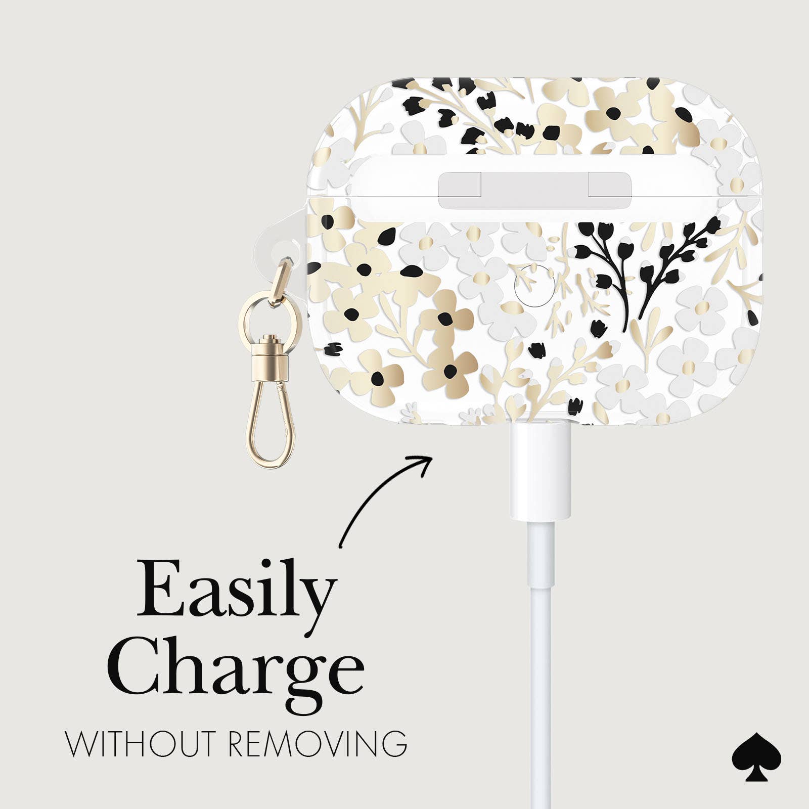 Case-Mate - Wholesale Earphone/Headphone Case - Women's - kate spade new york AirPods Pro Multi Floral Black & White2