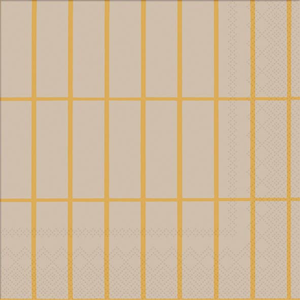 Marimekko - Lunch : TIILISKIVI linen gold for wholesale by Carsim Trading Inc.