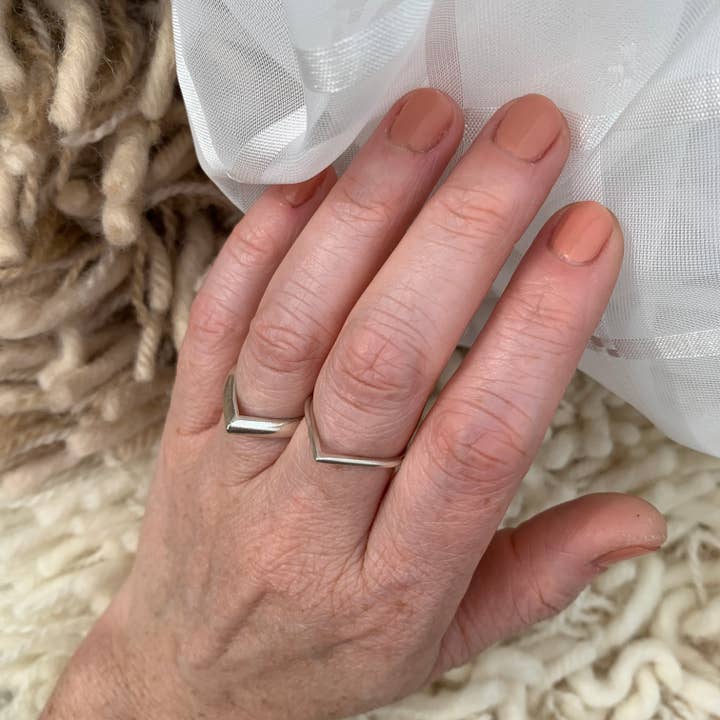 Teardrop Stacker Ring for wholesale by 47 Suns