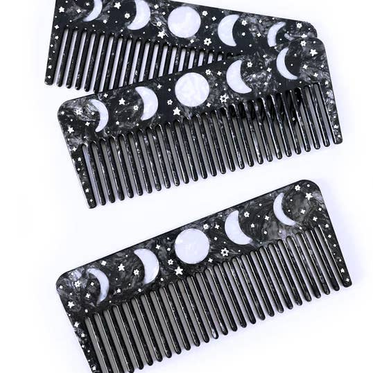 Pentes de Cabelo Fases da Lua, Escovas de Cabelo Estrela & Ciclo Lunar por atacado de SoapElenGlen