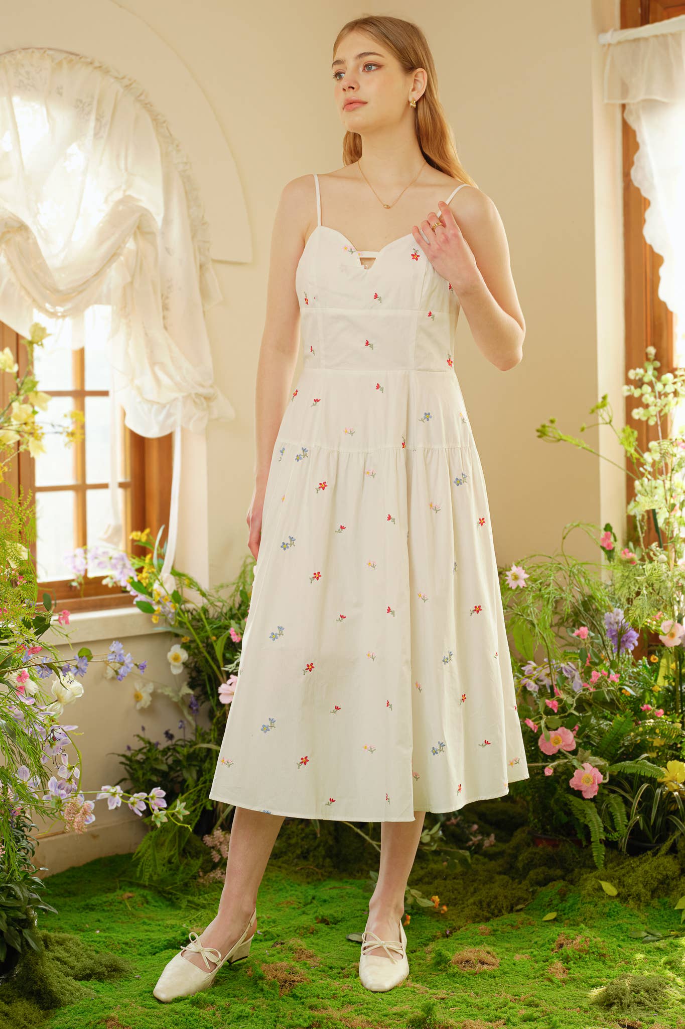 ROSIE POSIE - Wholesale Dress - Women's - RP2294 - Cotton Embroidered Dress5