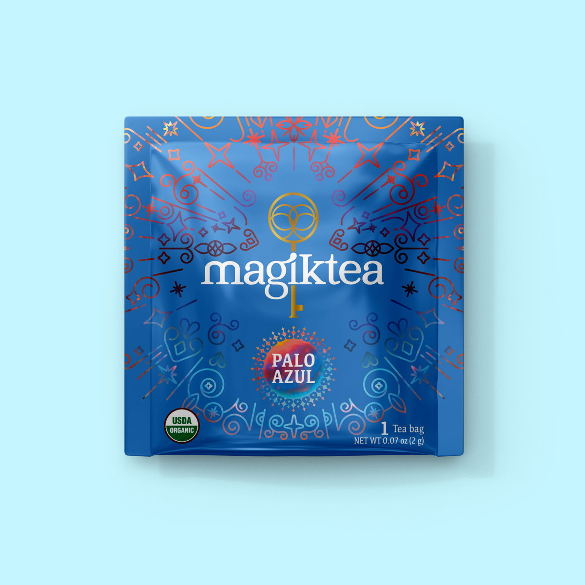 Magiktea - Wholesale Tea Bags - Palo Azul, 1 Plant-Based Tea Bag, USDA Organic2