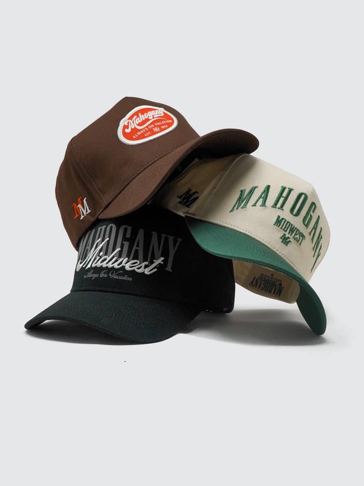 Personnalisation complète | Casquettes de camionneur/baseball de qualité supérieure pour la vente par Mahogany Midwest