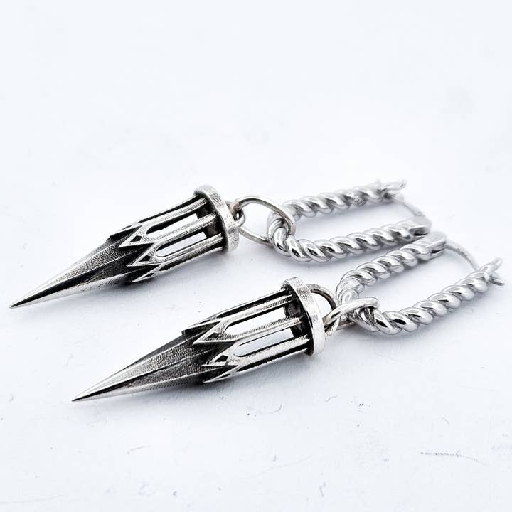 Inchoo bijoux inc - Wholesale Dangle Earrings - Tiny Church Tower Dangling Earrings4