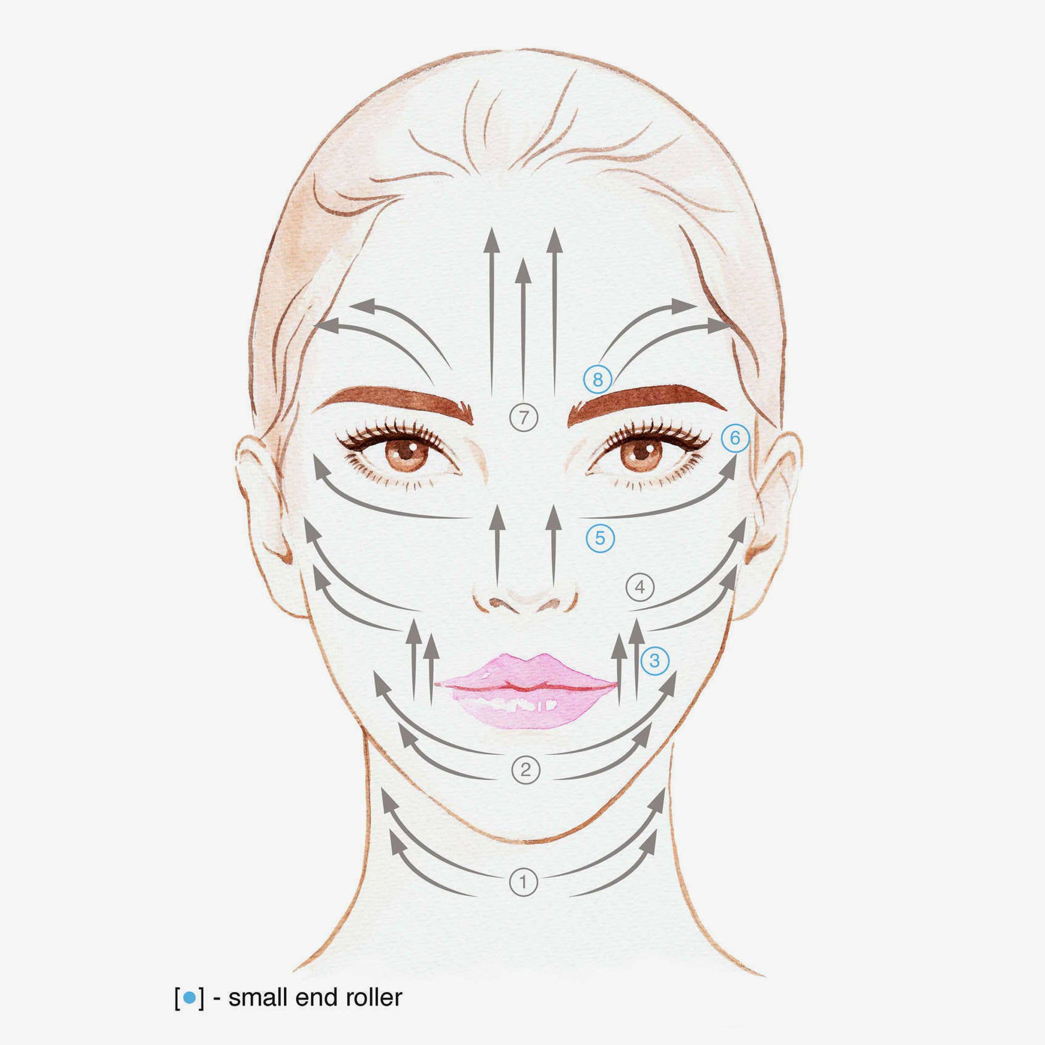 Snow Fox Skincare - Wholesale Face/beauty roller - Rozenkwarts gezichtsroller3