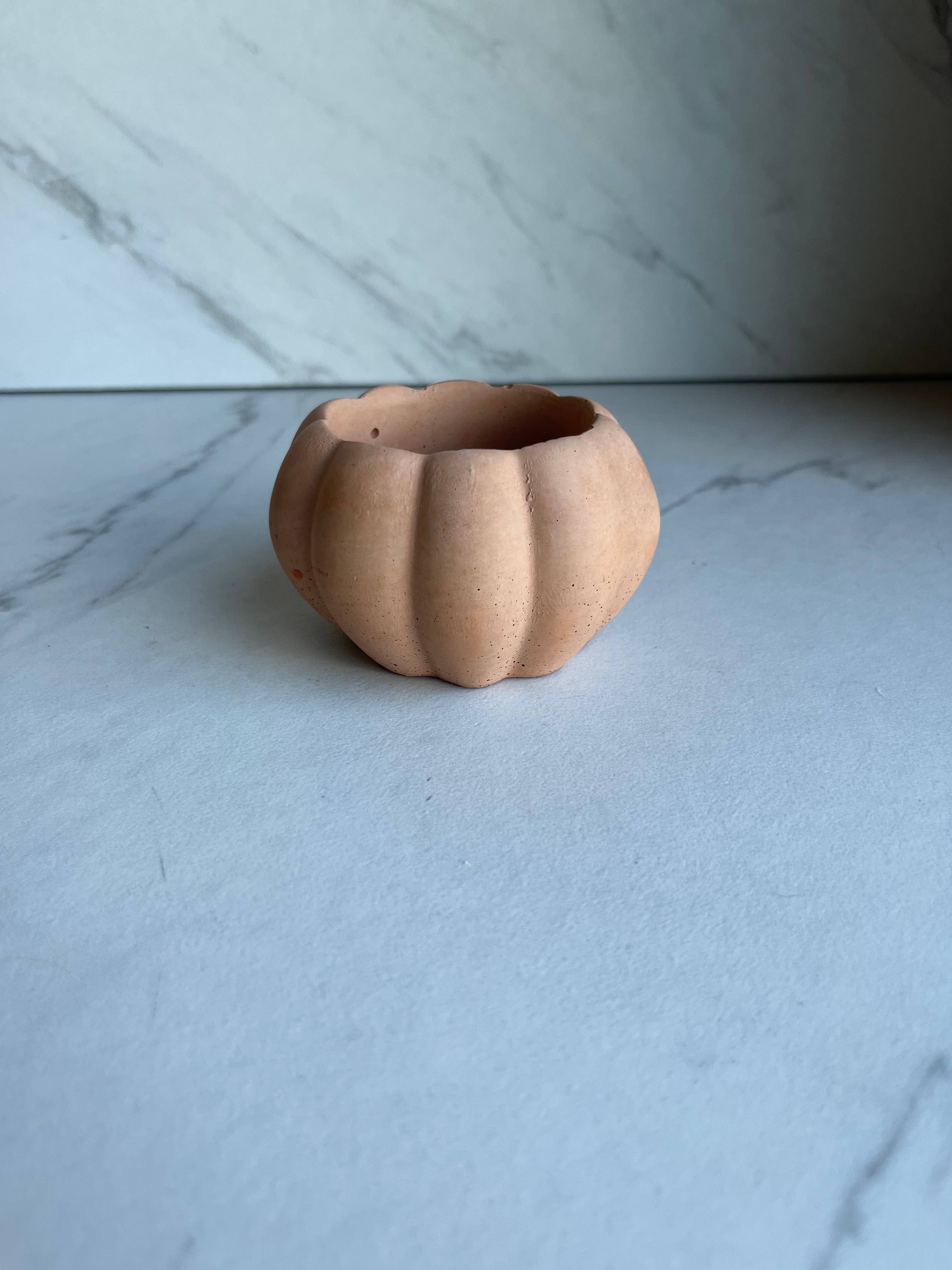 Nora – Vaso de plantas por atacado – Plantador de abóbora de concreto2