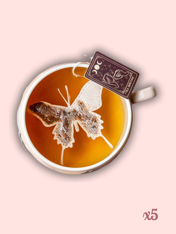 Bolsitas de té - Mariposa x5 para venta al por mayor de Tea Heritage