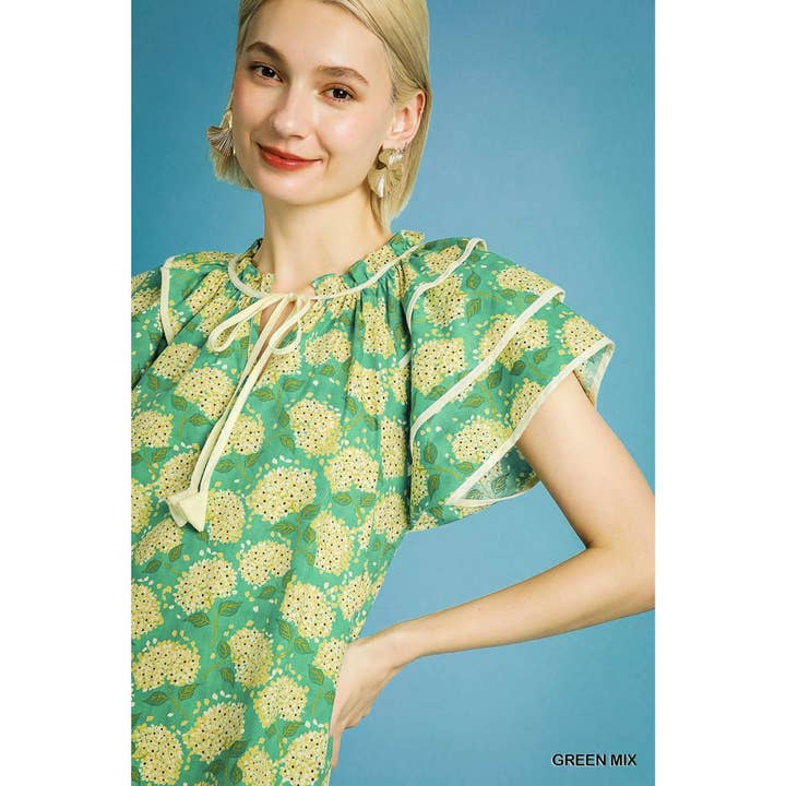 STYLE USA - Wholesale Dress - Women's - Floral Tiered Dress14