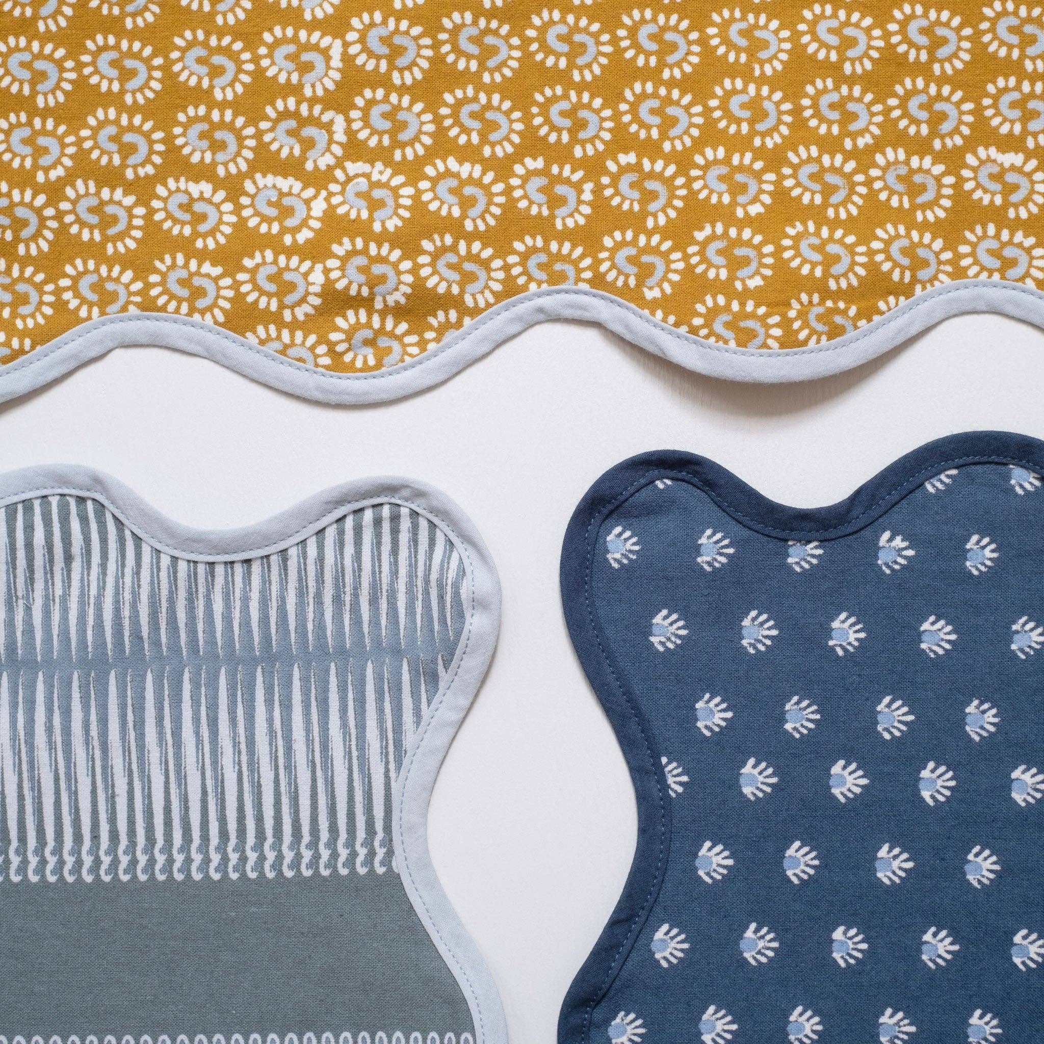 Graymarket Design - Wholesale Table Runner - Marta Sage Block Printed Table Runner2