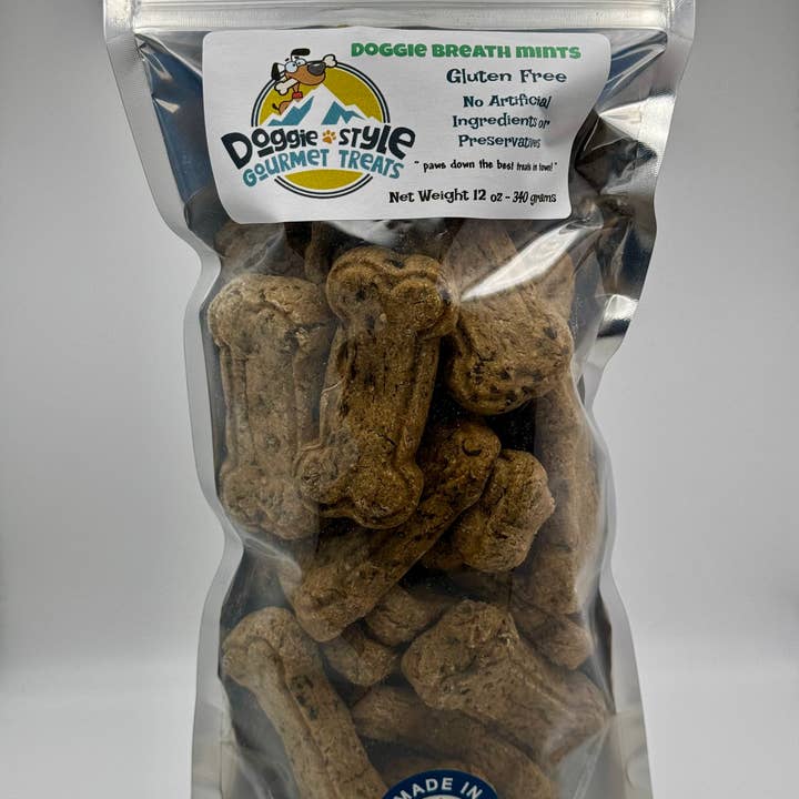 DOGGIE STYLE GOURMET TREATS LLC - Wholesale Pet Treats - Dog - Doggie Breath Mints 12oz