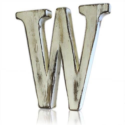 Ancient Wisdom - Wholesale Decorative Tabletop Object - Shabby Chic Letters - W0