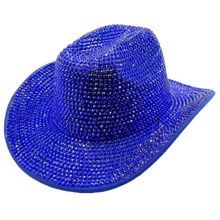 Diacly - Wholesale Cowboy Hat - Women's - Full Rhinestone Covered Cowboy Cowgirl Hat