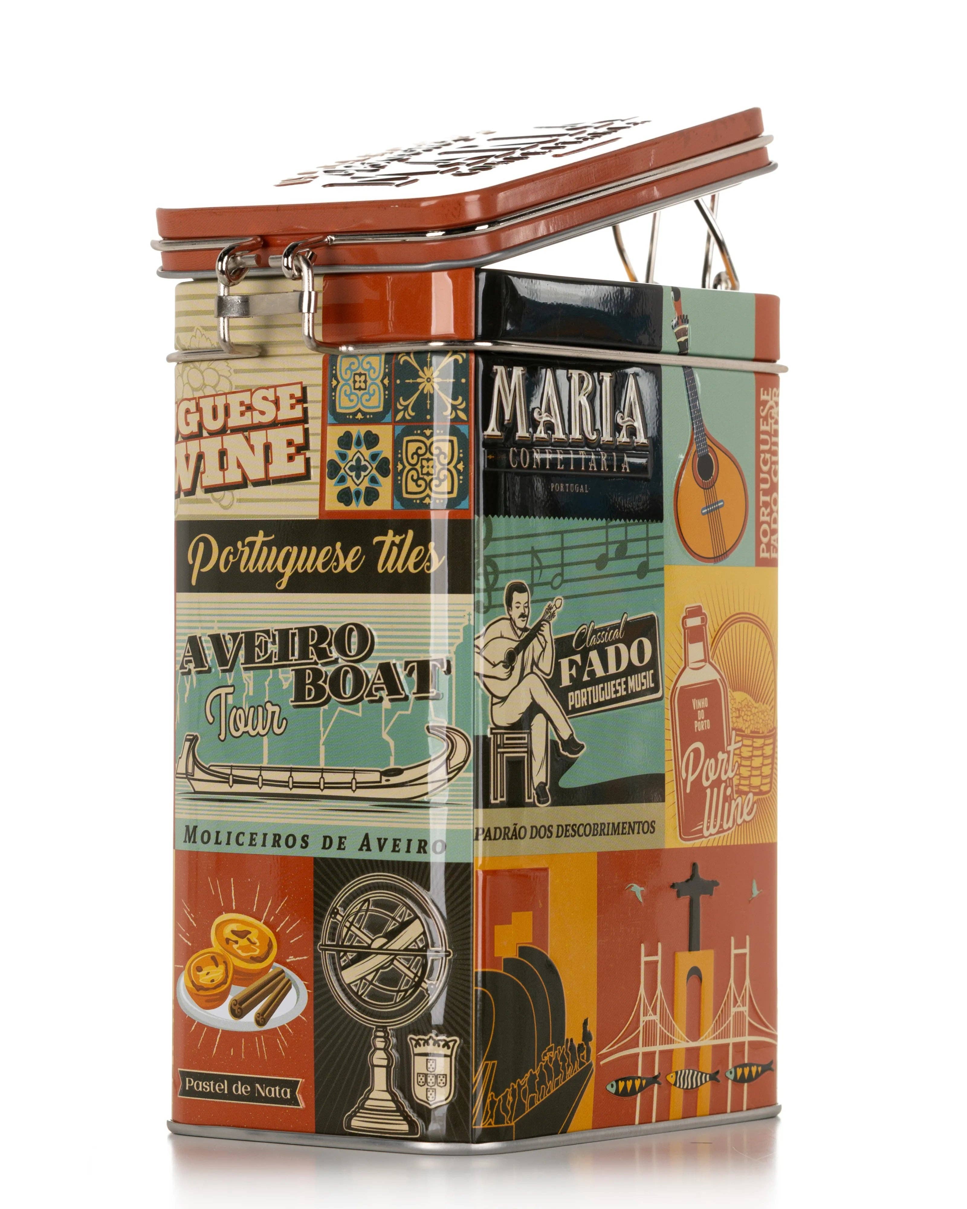 Maria Confeitaria - Venta al por mayor Galletas - Lata de galletas artesanales « Portugalia » Maria Confeitaria 150 g2