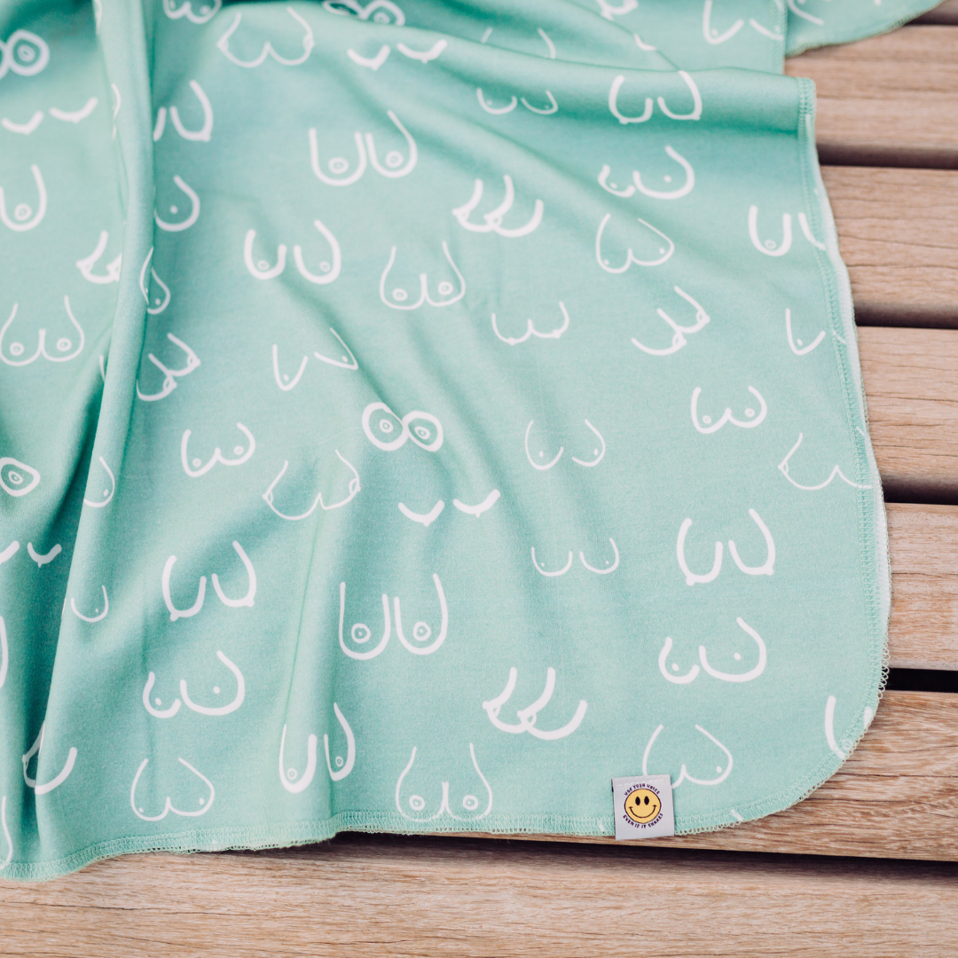 The Little Milk Bar - Wholesale Bedding Blanket - Kids & Baby - Boobs Baby Blanket0