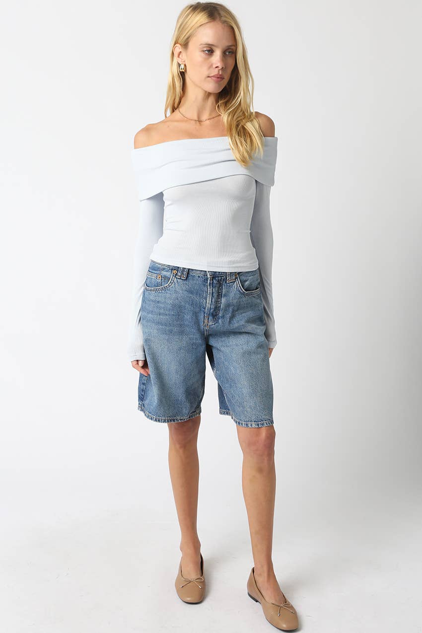 Olivaceous - Wholesale Knit Top - Women's - Rebecca Off Knit Top16