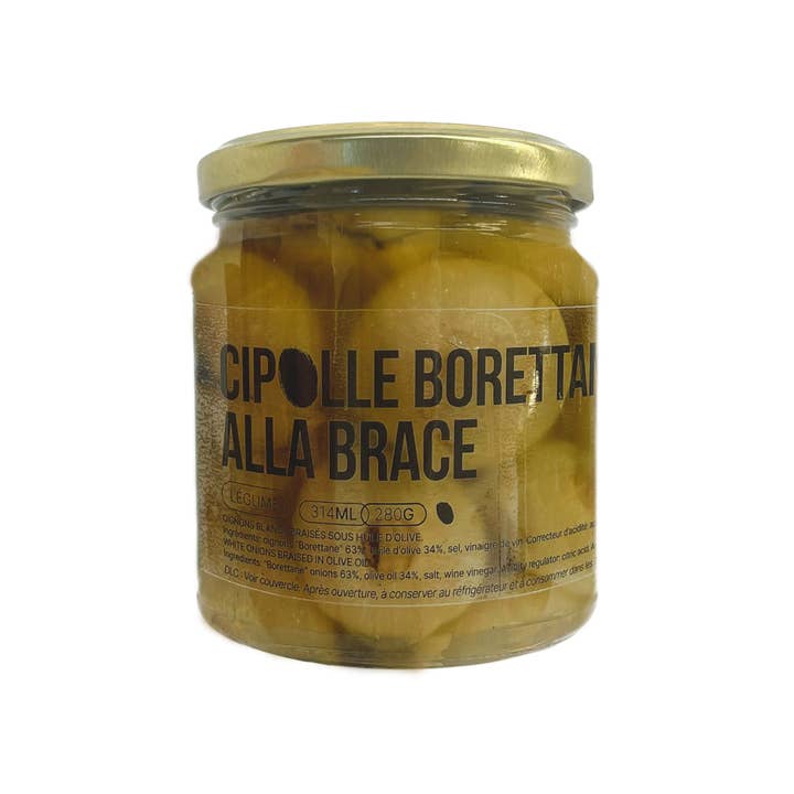 Bräserad Borettane-lök i olivolja - Cipolle Borettane alla brace (280g) för wholesale av OLIO DI SERRA