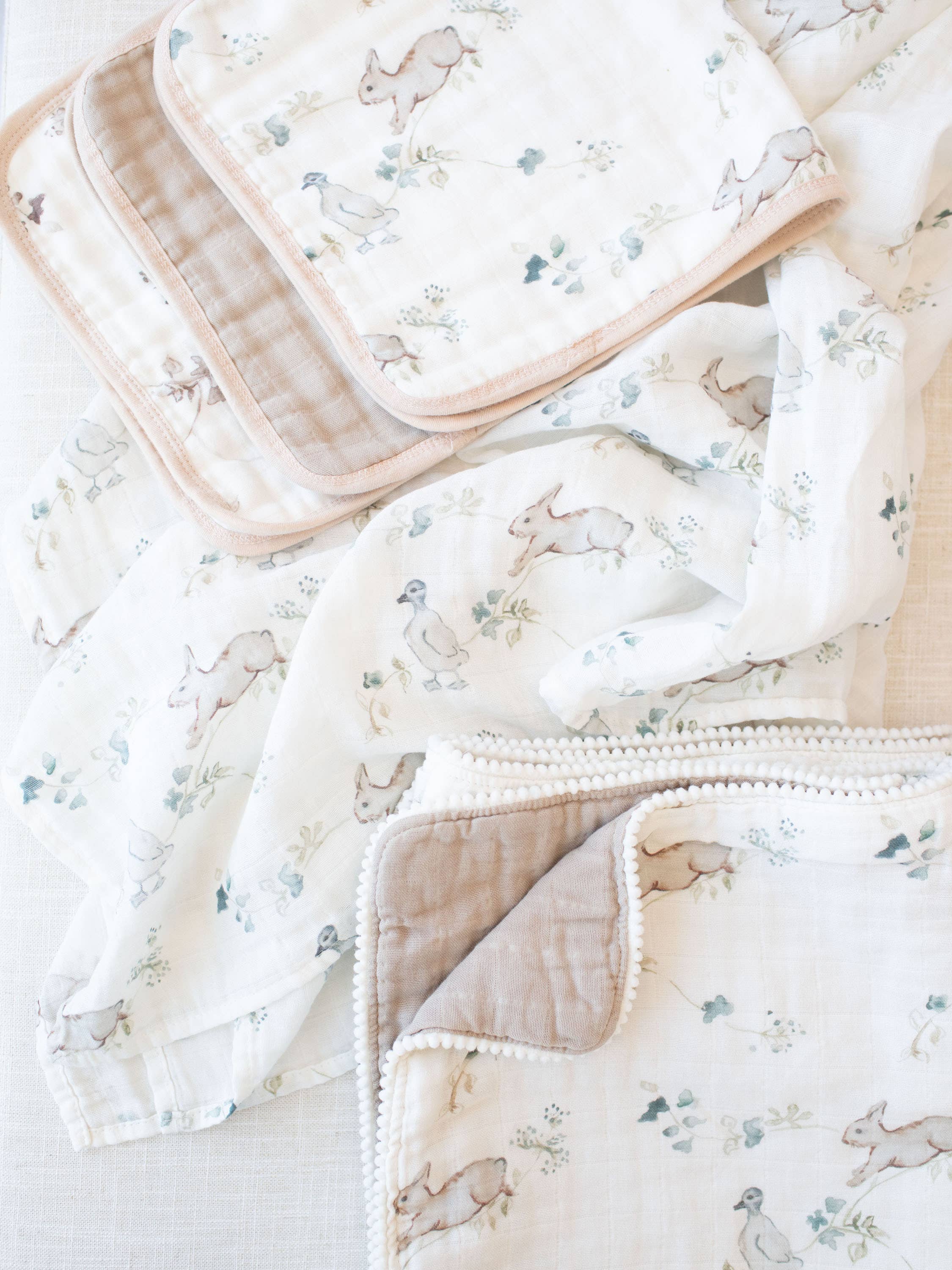 Fawn & Foster - Wholesale Swaddle - Baby - Organic Muslin Gauze Swaddle Receiving Blanket | Ivy Hollow7