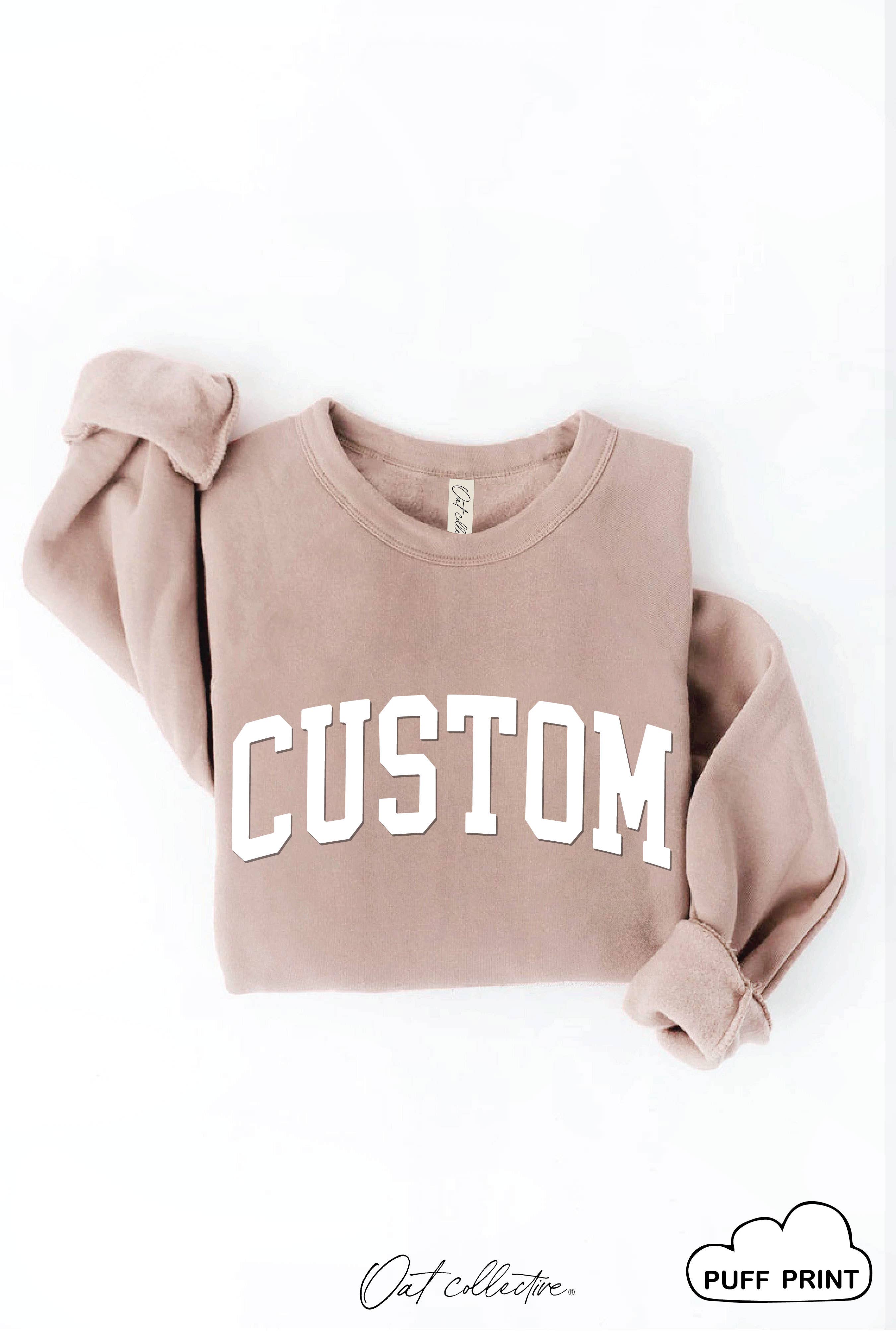 OAT COLLECTIVE - Vente Sweat-shirt à imprimés – femme - Sweat-shirt graphique à imprimé BOUFFÉ PERSONNALISÉ3