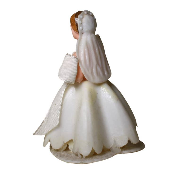 mix Bride - White Gown - 3" Tall - 1960 Vintage - IV3-3643 for wholesale on Faire1