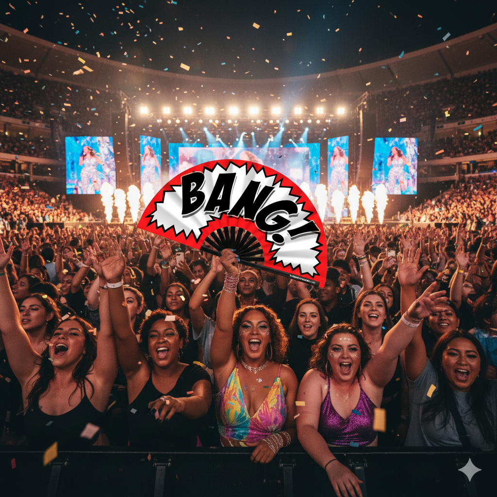 The Gay Fan Club - Wholesale Handheld Folding Fan - Bang Fan2